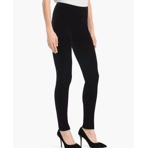 WHBM Velvet Leggings Black Size Medium